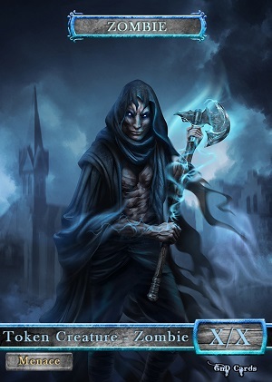 Zombie #19 Blue Black